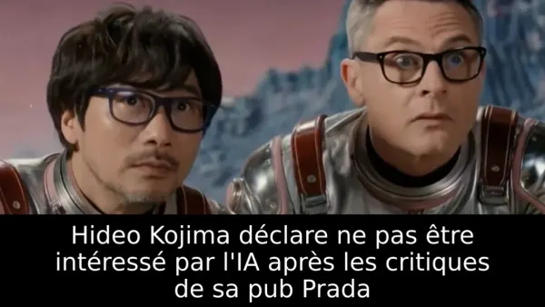 Hideo Kojima déclare ne pas être intéressé par l'IA après les critiques de sa pub Prada