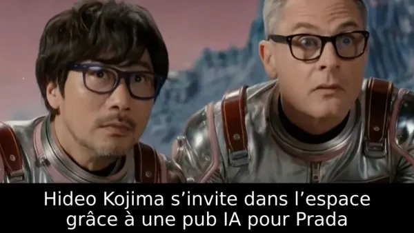 Hideo Kojima s’invite dans l’espace grâce à une pub IA pour Prada