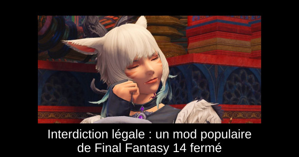 Interdiction légale : un mod populaire de Final Fantasy 14 fermé