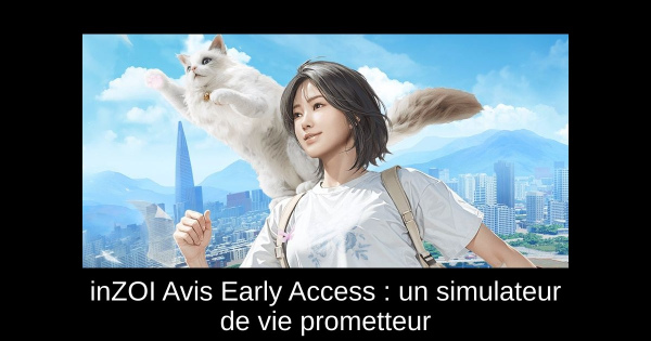 inZOI Avis Early Access : un simulateur de vie prometteur