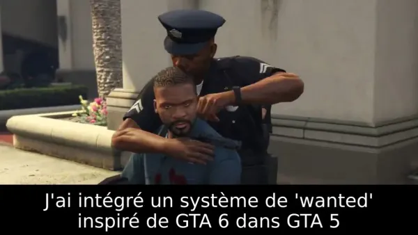 J'ai intégré un système de 'wanted' inspiré de GTA 6 dans GTA 5