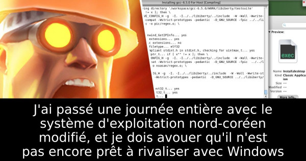 J'ai passé une journée entière avec le système d'exploitation nord-coréen modifié, et je dois avouer qu'il n'est pas encore prêt à rivaliser avec Windows