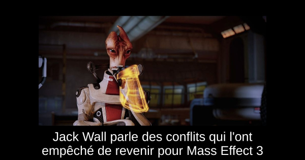 Jack Wall parle des conflits qui l'ont empêché de revenir pour Mass Effect 3