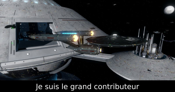 Je suis le grand contributeur