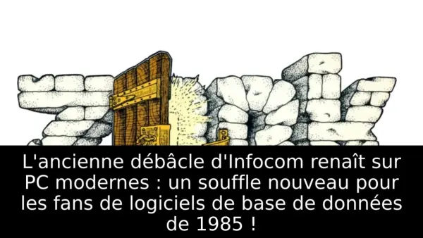 L'ancienne débâcle d'Infocom renaît sur PC modernes : un souffle nouveau pour les fans de logiciels de base de données de 1985 !