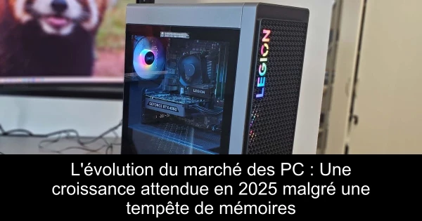 L'évolution du marché des PC : Une croissance attendue en 2025 malgré une tempête de mémoires