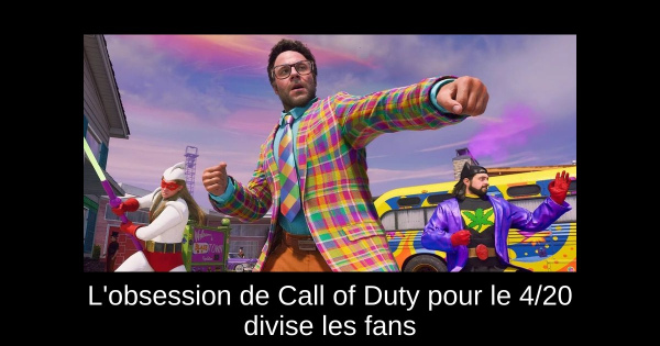 L'obsession de Call of Duty pour le 4/20 divise les fans