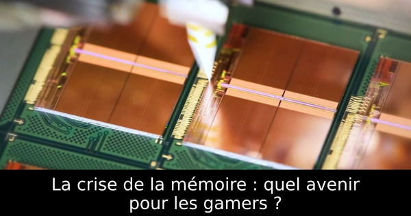 La crise de la mémoire : quel avenir pour les gamers ?