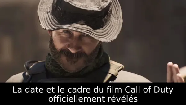 La date et le cadre du film Call of Duty officiellement révélés