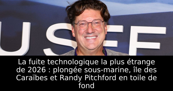La fuite technologique la plus étrange de 2026 : plongée sous-marine, île des Caraïbes et Randy Pitchford en toile de fond