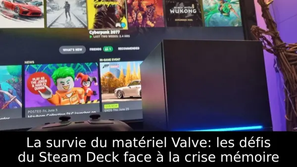 La survie du matériel Valve: les défis du Steam Deck face à la crise mémoire