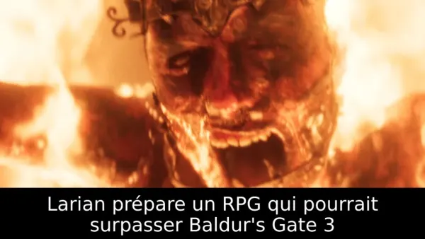 Larian prépare un RPG qui pourrait surpasser Baldur's Gate 3