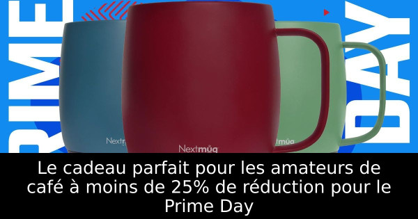 Le cadeau parfait pour les amateurs de café à moins de 25% de réduction pour le Prime Day