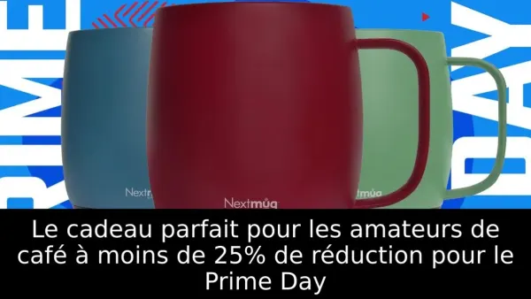 Le cadeau parfait pour les amateurs de café à moins de 25% de réduction pour le Prime Day