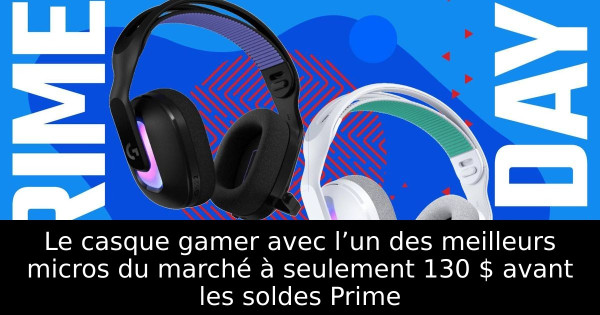 Le casque gamer avec l’un des meilleurs micros du marché à seulement 130 $ avant les soldes Prime