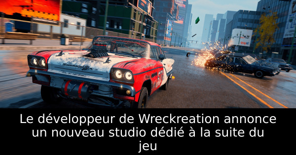 Le développeur de Wreckreation annonce un nouveau studio dédié à la suite du jeu