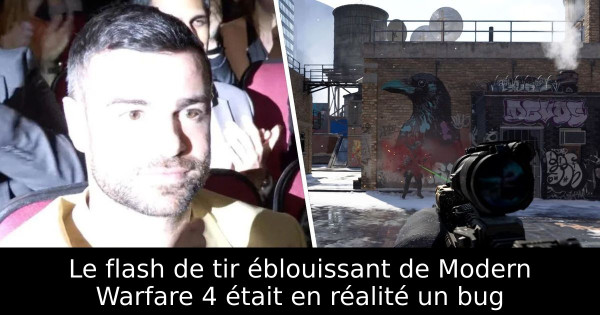 Le flash de tir éblouissant de Modern Warfare 4 était en réalité un bug