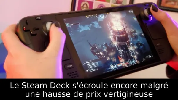 Le Steam Deck s'écroule encore malgré une hausse de prix vertigineuse