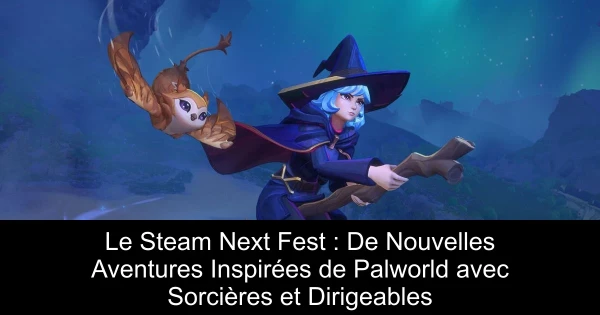 Le Steam Next Fest : De Nouvelles Aventures Inspirées de Palworld avec Sorcières et Dirigeables