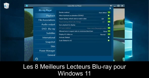 Les 8 Meilleurs Lecteurs Blu-ray pour Windows 11