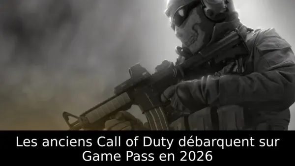 Les anciens Call of Duty débarquent sur Game Pass en 2026