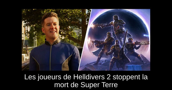 Les joueurs de Helldivers 2 stoppent la mort de Super Terre