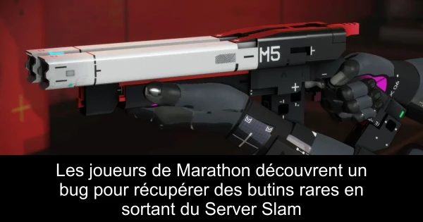 Les joueurs de Marathon découvrent un bug pour récupérer des butins rares en sortant du Server Slam