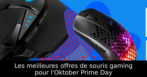 Les meilleures offres de souris gaming pour l'Oktober Prime Day