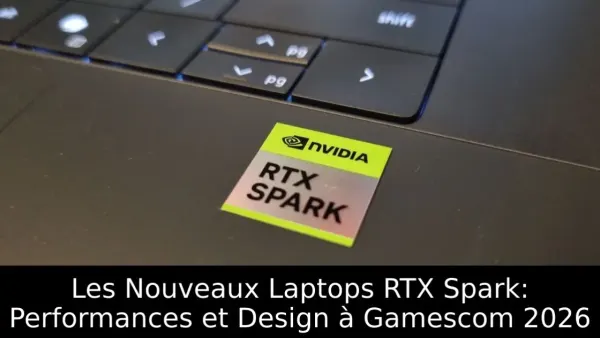Les Nouveaux Laptops RTX Spark: Performances et Design à Gamescom 2026