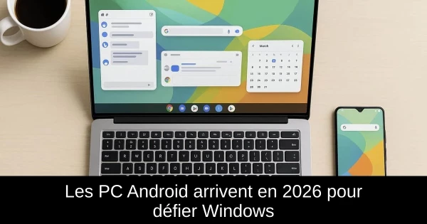 Les PC Android arrivent en 2026 pour défier Windows