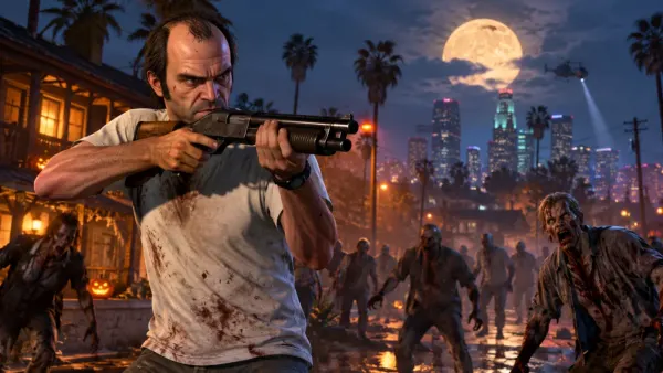 GTA 5 : le mod ZombieInfection transforme Los Santos pour Halloween