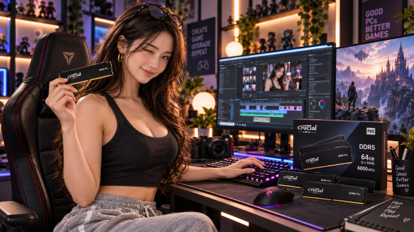 Crucial Pro DDR5 64 Go 6000 : avis pour gaming, création et multitâche