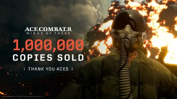 Ace Combat 8 dépasse le million de ventes et signe le démarrage le plus rapide de la saga