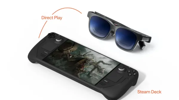VITURE Luma Pro XR à 369 € : un écran 120 Hz géant pour Steam Deck en mobilité