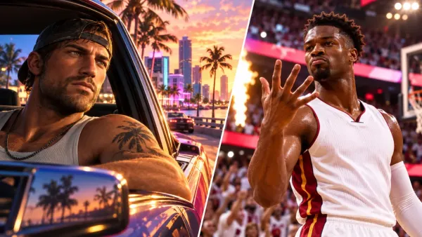 GTA 6 x Miami Heat : le coup marketing « Vice City » qui surprend la presse britannique