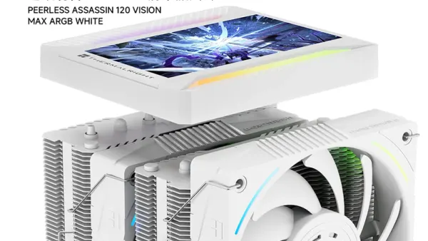 Thermalright Peerless Assassin 120 Vision MAX blanc : notre avis sur ce ventirad à écran 5 pouces