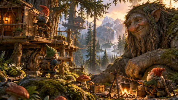 Trollheim: Gnomes : le jeu de survie coop où les trolls ne sont pas forcément vos ennemis