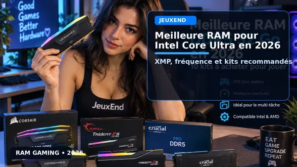Meilleure RAM pour Intel Core Ultra en 2026 : fréquence, XMP et kits recommandés
