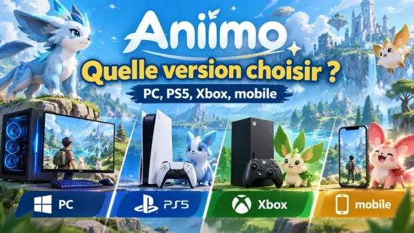 Aniimo PC vs PS5 vs Xbox vs mobile : quelle version choisir ?