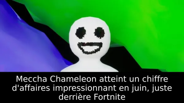 Meccha Chameleon atteint un chiffre d'affaires impressionnant en juin, juste derrière Fortnite
