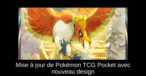 Mise à jour de Pokémon TCG Pocket avec nouveau design