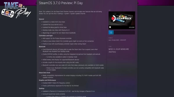 Mise à jour majeure de SteamOS : une meilleure compatibilité pour les portables non-Valve et les nouveaux matériels