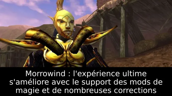 Morrowind : l'expérience ultime s'améliore avec le support des mods de magie et de nombreuses corrections