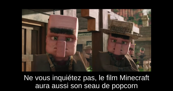 Ne vous inquiétez pas, le film Minecraft aura aussi son seau de popcorn