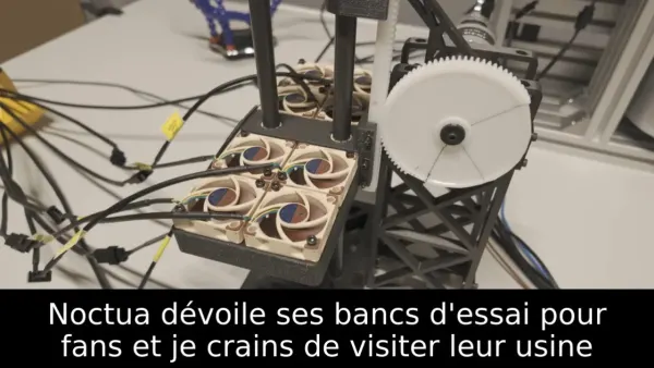 Noctua dévoile ses bancs d'essai pour fans et je crains de visiter leur usine
