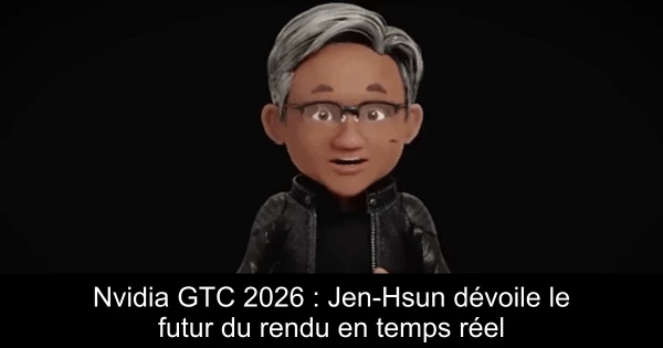 Nvidia GTC 2026 : Jen-Hsun dévoile le futur du rendu en temps réel