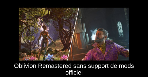 Oblivion Remastered sans support de mods officiel