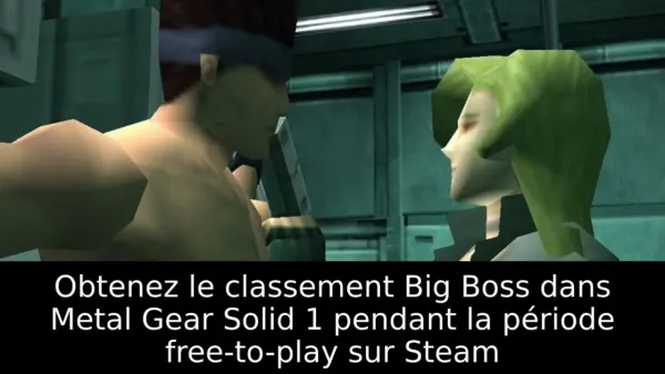 Obtenez le classement Big Boss dans Metal Gear Solid 1 pendant la période free-to-play sur Steam