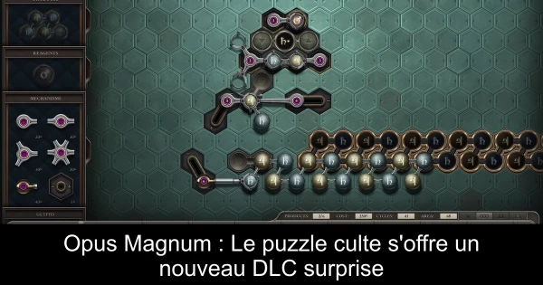 Opus Magnum : Le puzzle culte s'offre un nouveau DLC surprise
