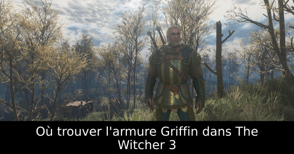 Où trouver l'armure Griffin dans The Witcher 3